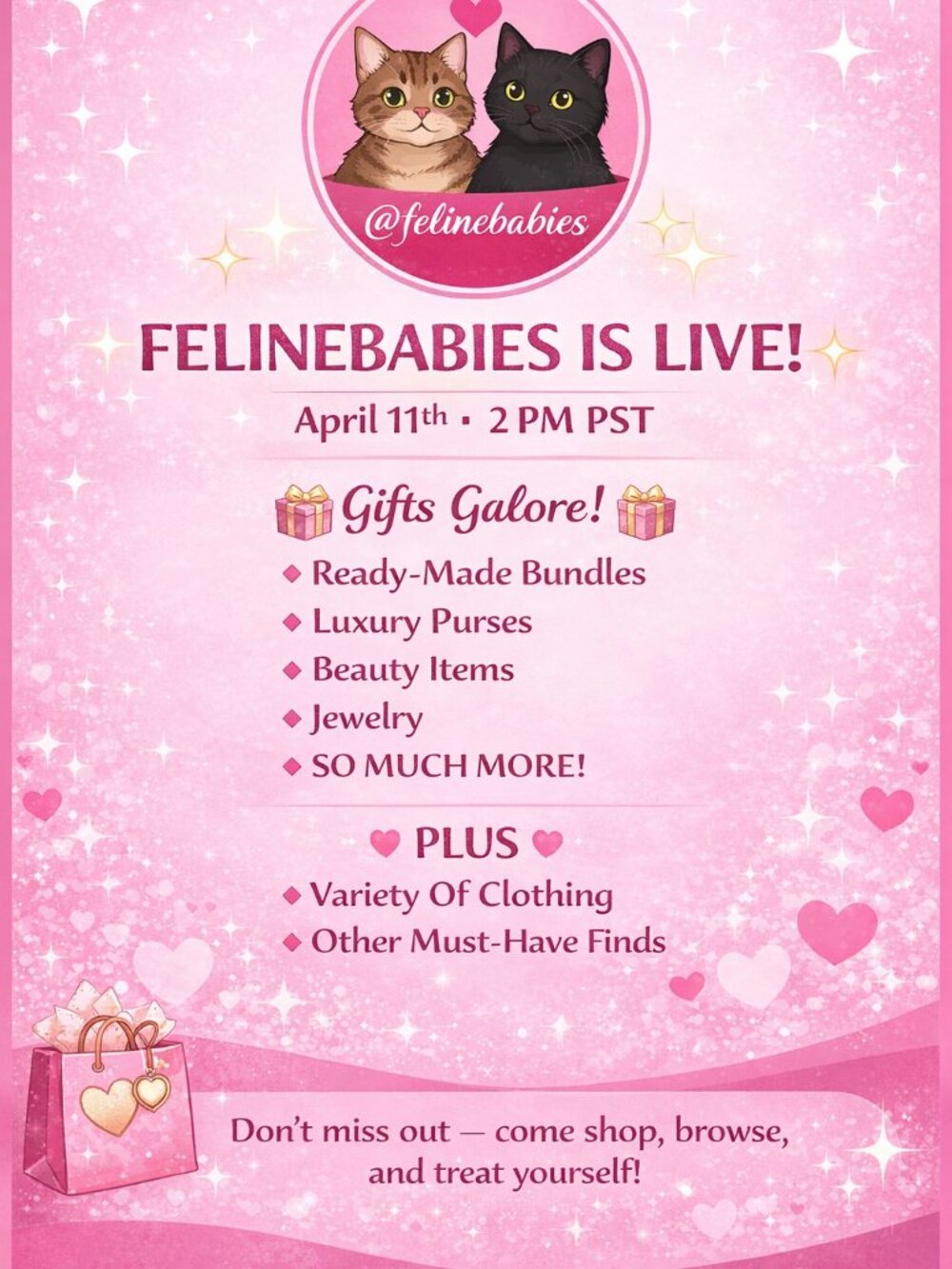 LIVE ON APRIL 11th